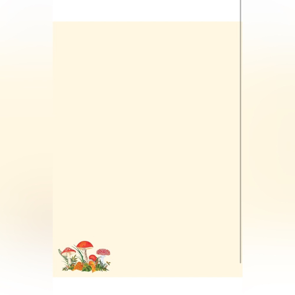 Peter Pauper Press Mushrooms Boxed Stationery (30 Sheets, 24 Envelopes), NIB - Picture 2 of 3